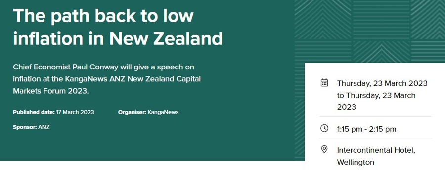 rbnz inflation speech 23 March 2023
