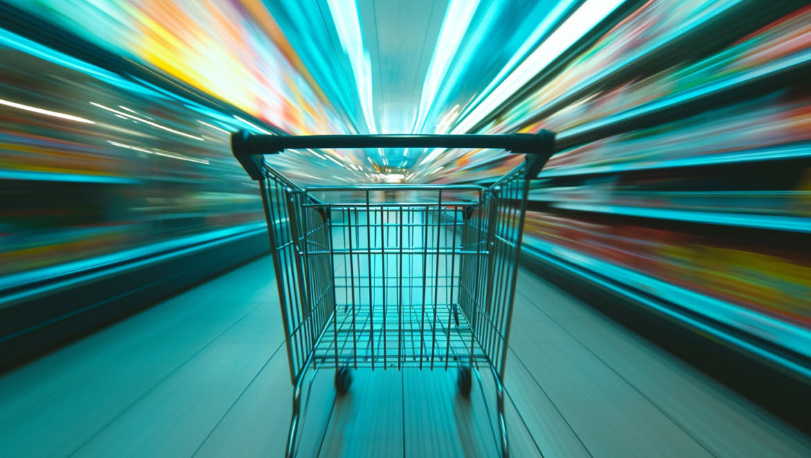 retail sales shopping cart