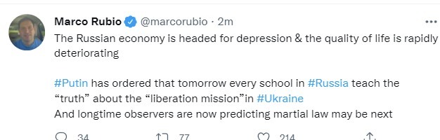 russia martial law rubio