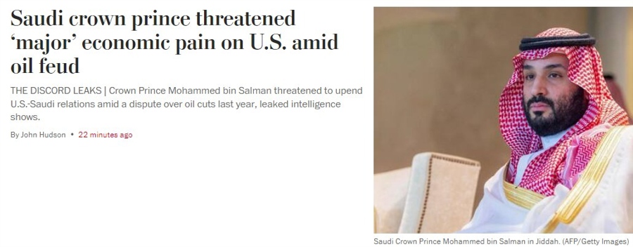 saudi us pain oil 09 June 2023