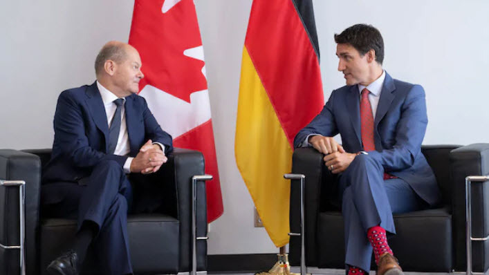 scholz and trudeau