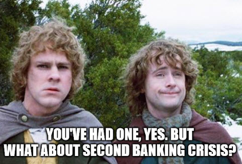 second banking crisis