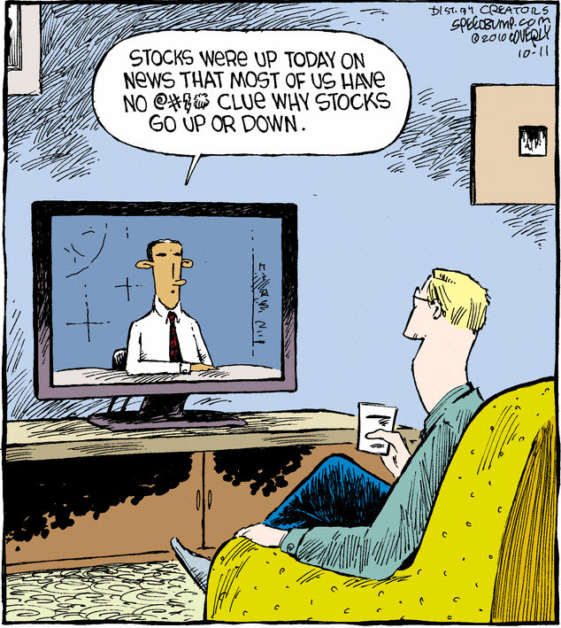 stocks up down cartoon