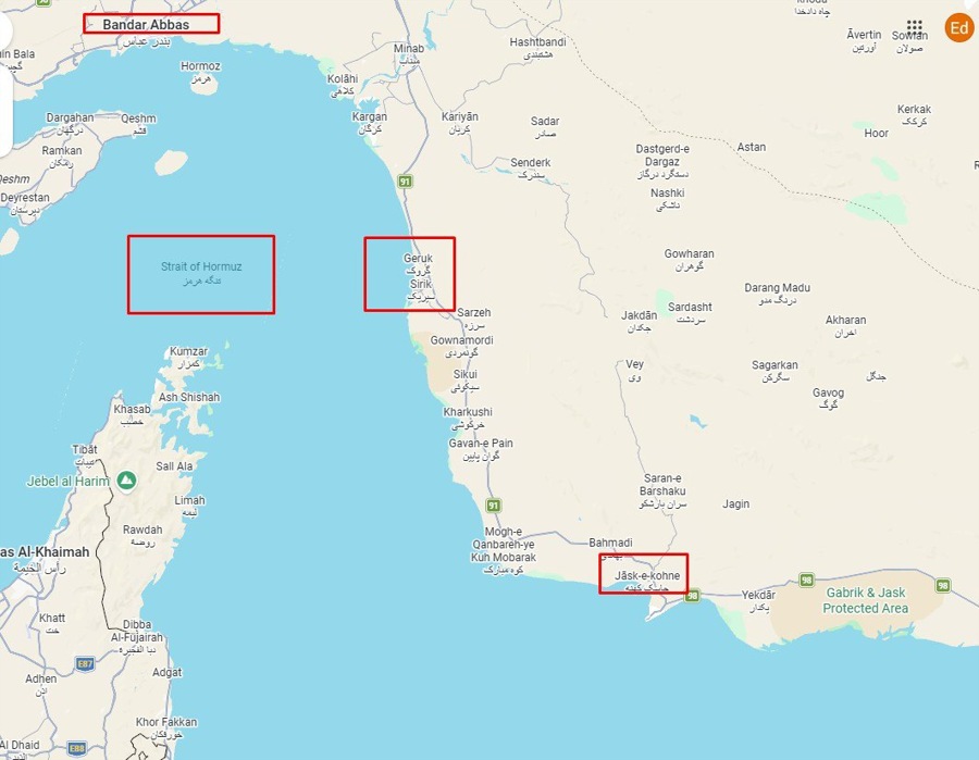 Strait of Hormuz - bandar abbas hormuz