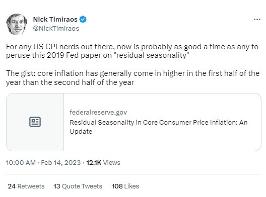 timiraos fed wsj cpi preview