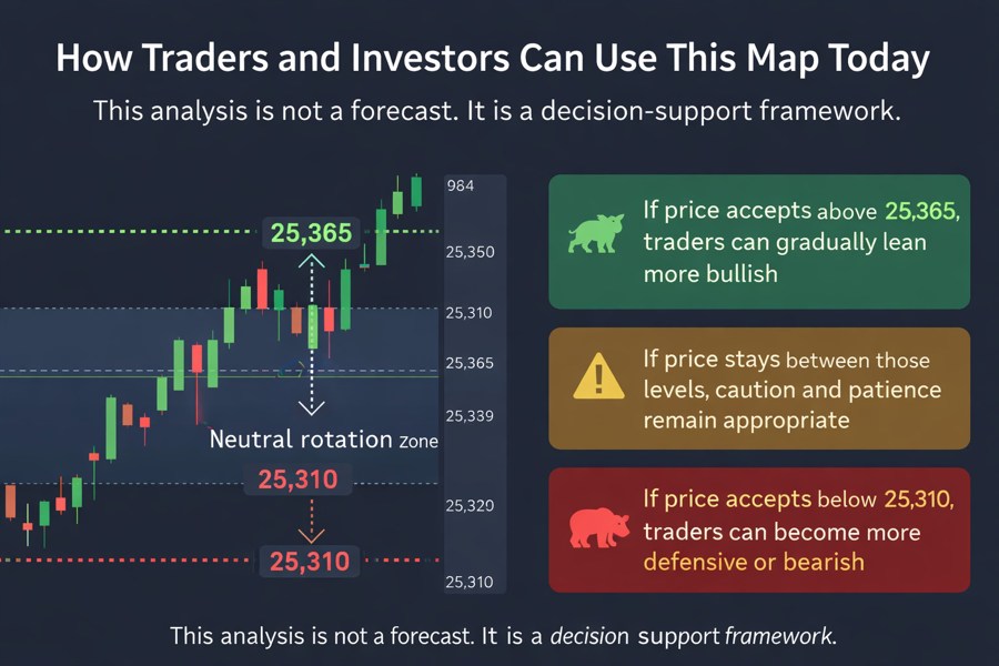 tradeCompass key zones for NQ today