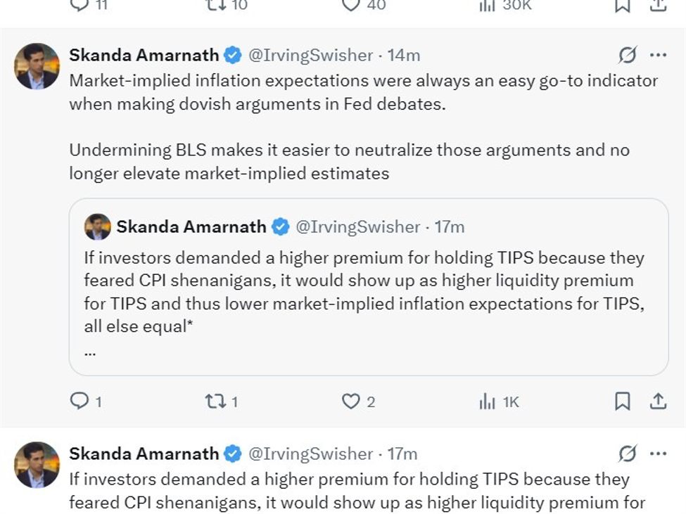 Fresh concerns that Trumps dismissal of BLS head a strategy to undermine CPI data Fresh concerns that Trumps dismissal of BLS head a strategy to undermine CPI data