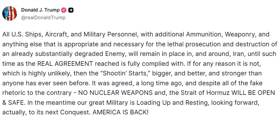 trump iran threats again 09 April 2026