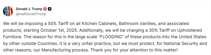 trump kitchens national security 26 September 2025 2