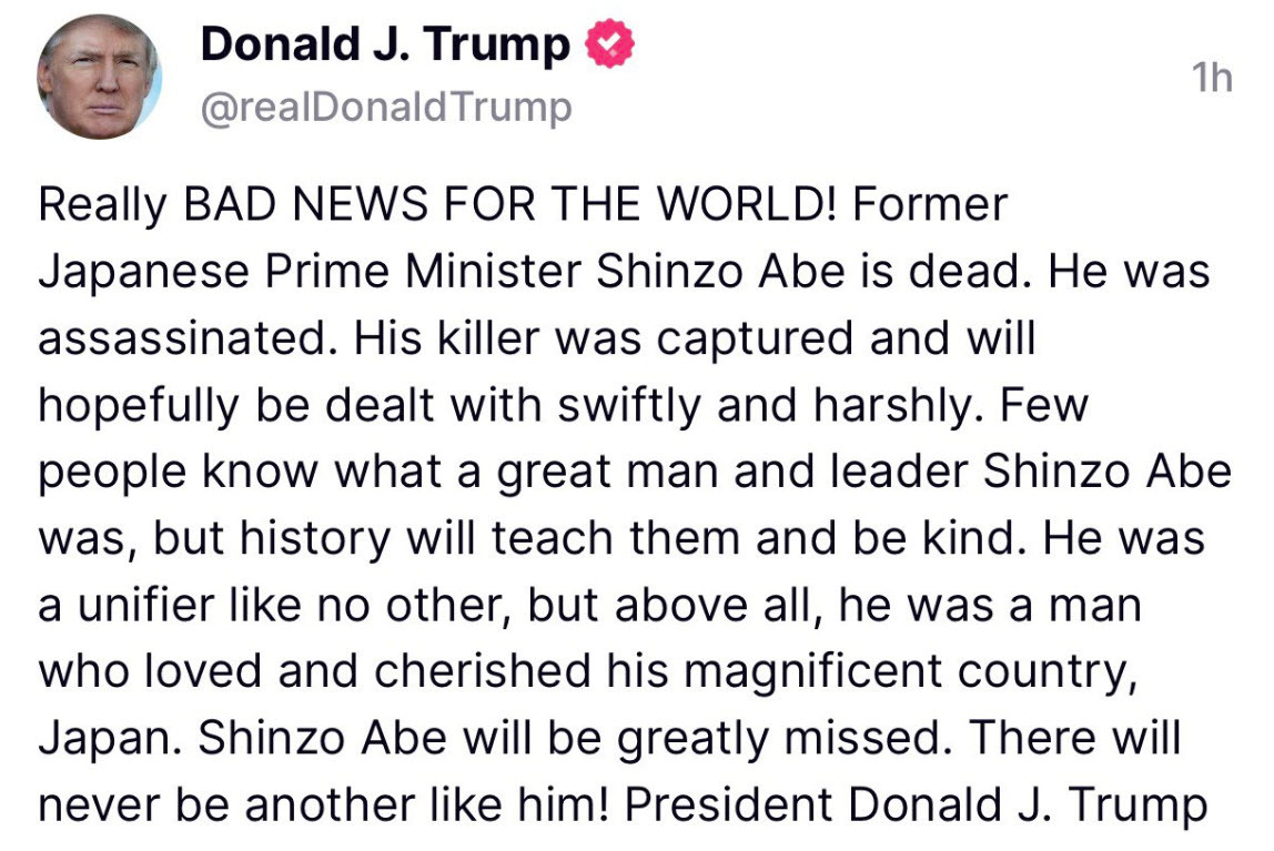 trump message