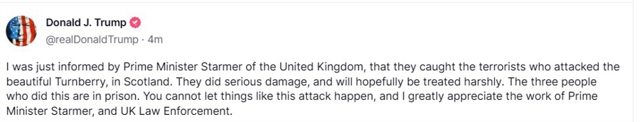 trump twitter 31 March 2025 2