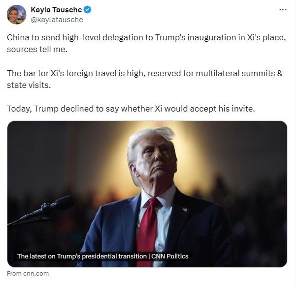 trump xi inauguration no