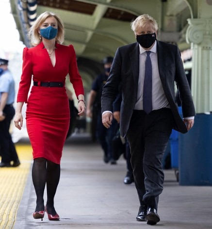 truss boris johnson 10 May 2022