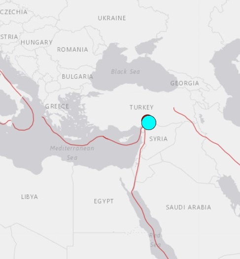 turkey earthquake 2 06 February 2023