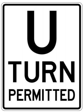 u turn