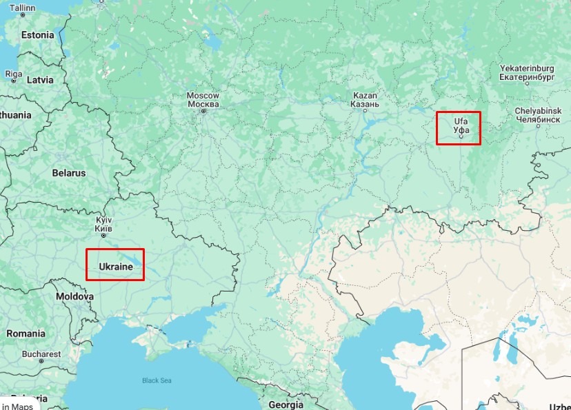 ufa russia 03 March 2025 oil refinery fire ukraine