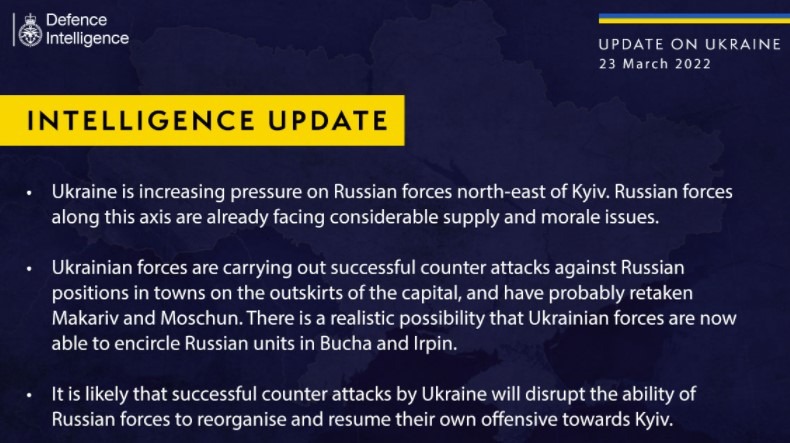 ukraine UK mod 24 March 2022