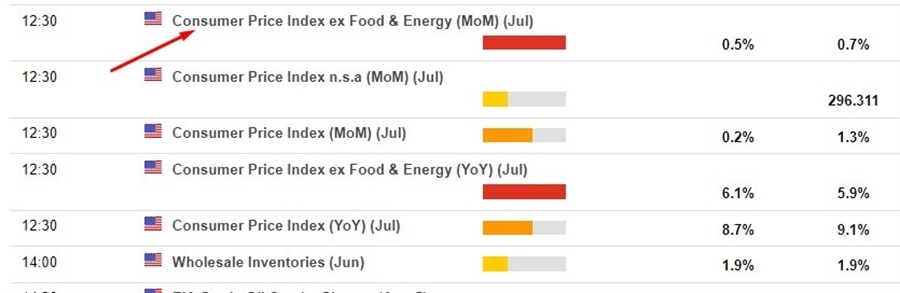 us cpi August 10 previe