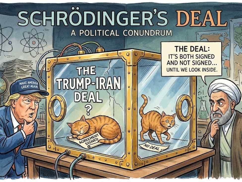 US-Iran Schrödinger's cat deal: signed and unsigned at once. Where are we at?