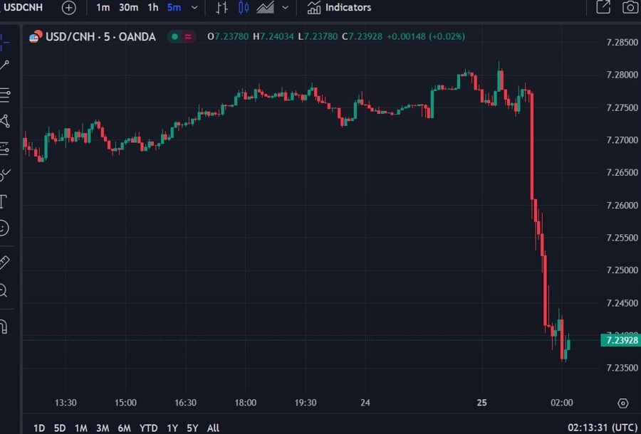 usdcnh indistry minister 25 March 2024