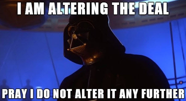 vader alter deal