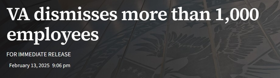 veterans affairs 14 February 2025 2