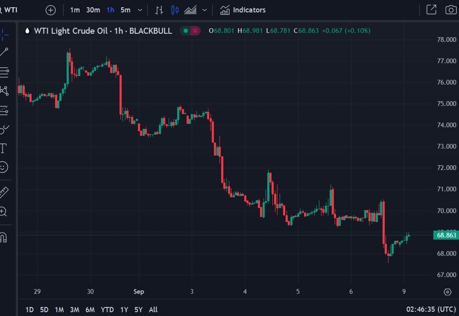 wti crude oil 09 September 2024 wrap 2