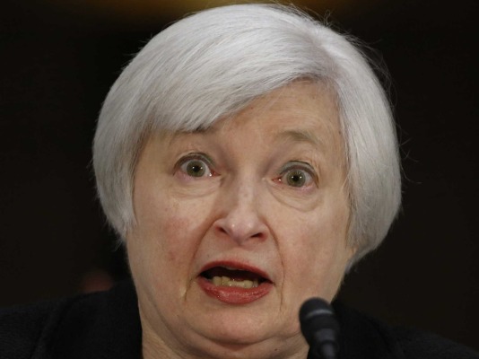 Yellen - deer in deflationary headlights
