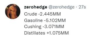 zero oil 18 May 2022